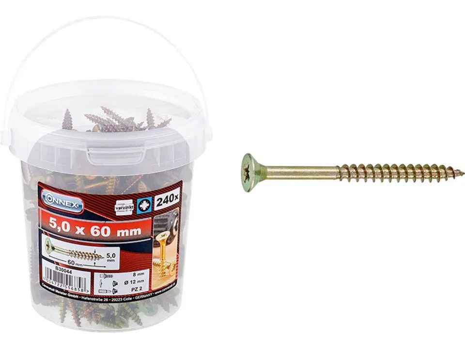 UNI-vruty 5,0x60 mm, 240 ks