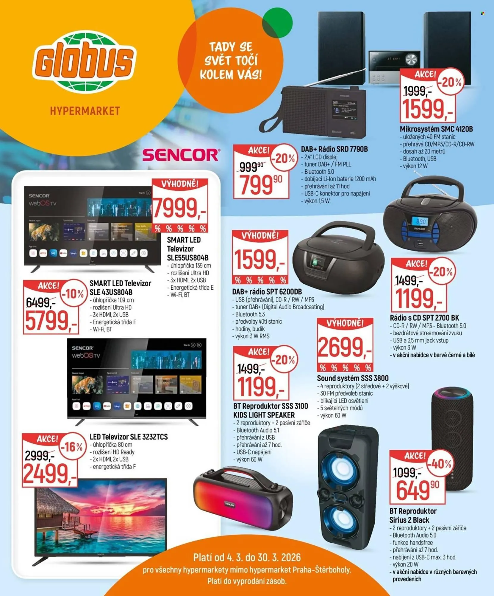 Globus leták - 4. března 30. března 2026 - Page 1