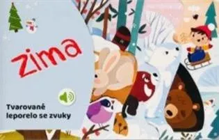 Tvarované leporelo se zvuky - Zima