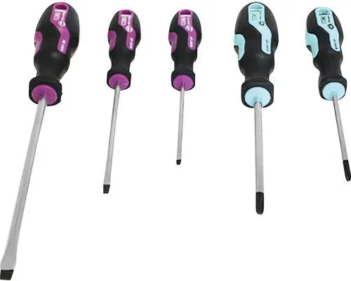 Sada skrutkovačov NAREX, 5 dielna, plochý a PH, S-LINE, 855850