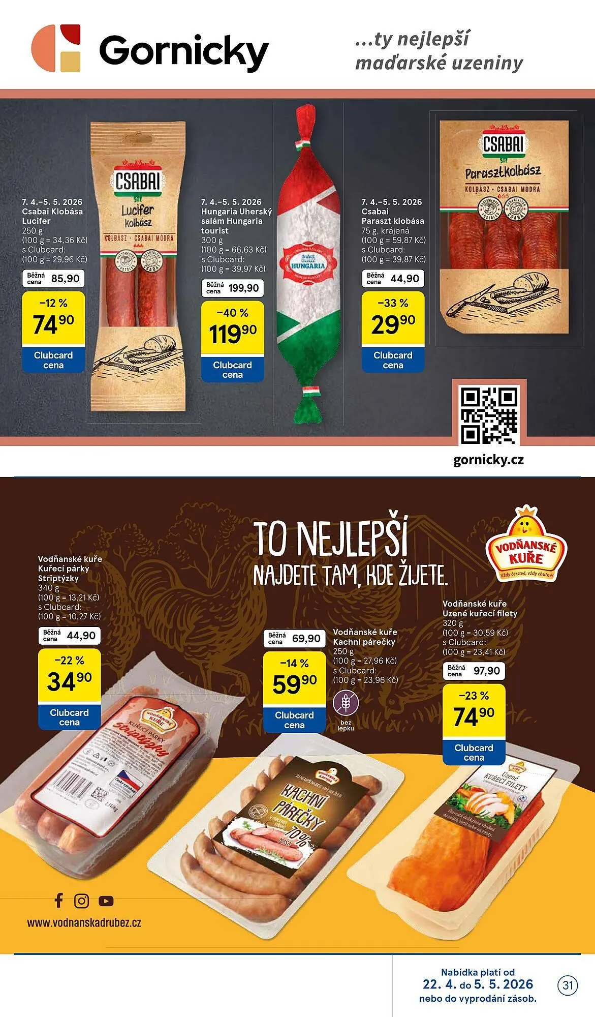 Tesco leták - 22. dubna 28. dubna 2026 - Page 31