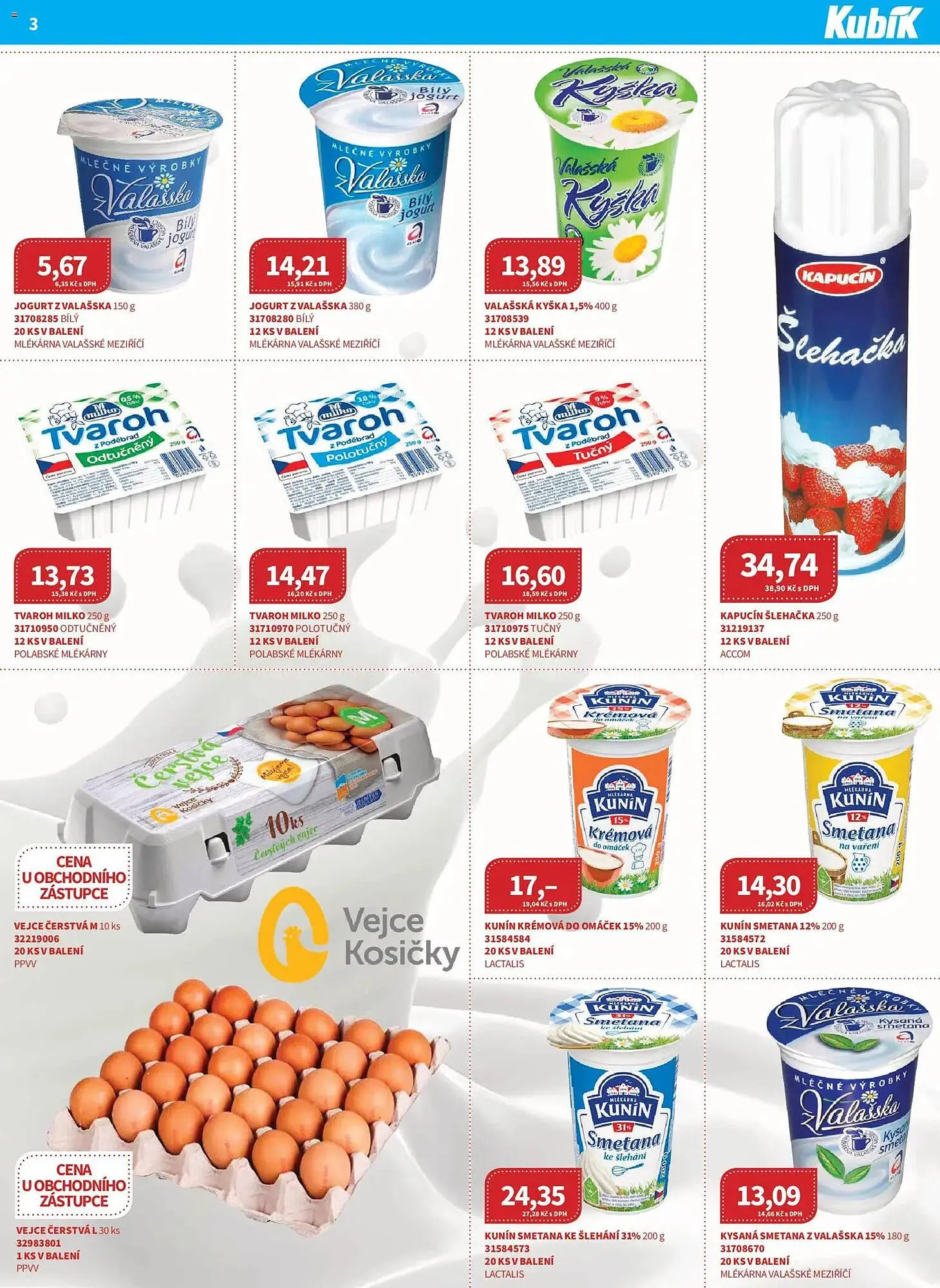 Kubík potraviny leták - 1. dubna 30. dubna 2026 - Page 3