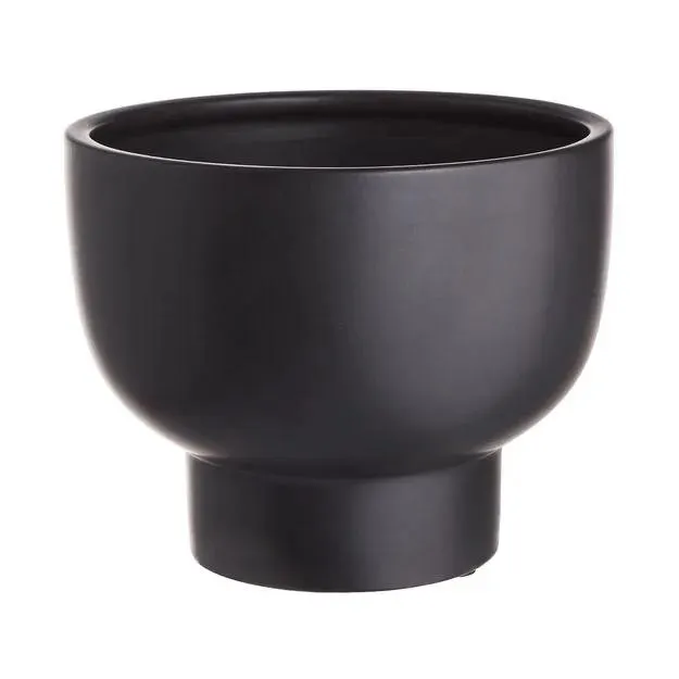 Květináč s podstavcem 16 cm - černá