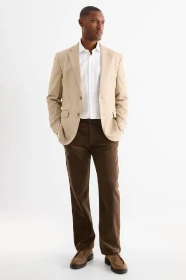 Kalhoty chino - regular fit - strukturované