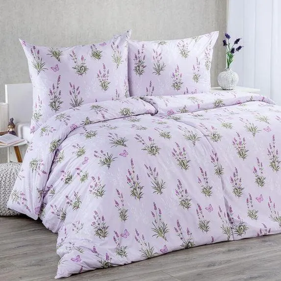 Ložní povlečení z mikrovlákna LEVANDULE, 2x jednolůžko