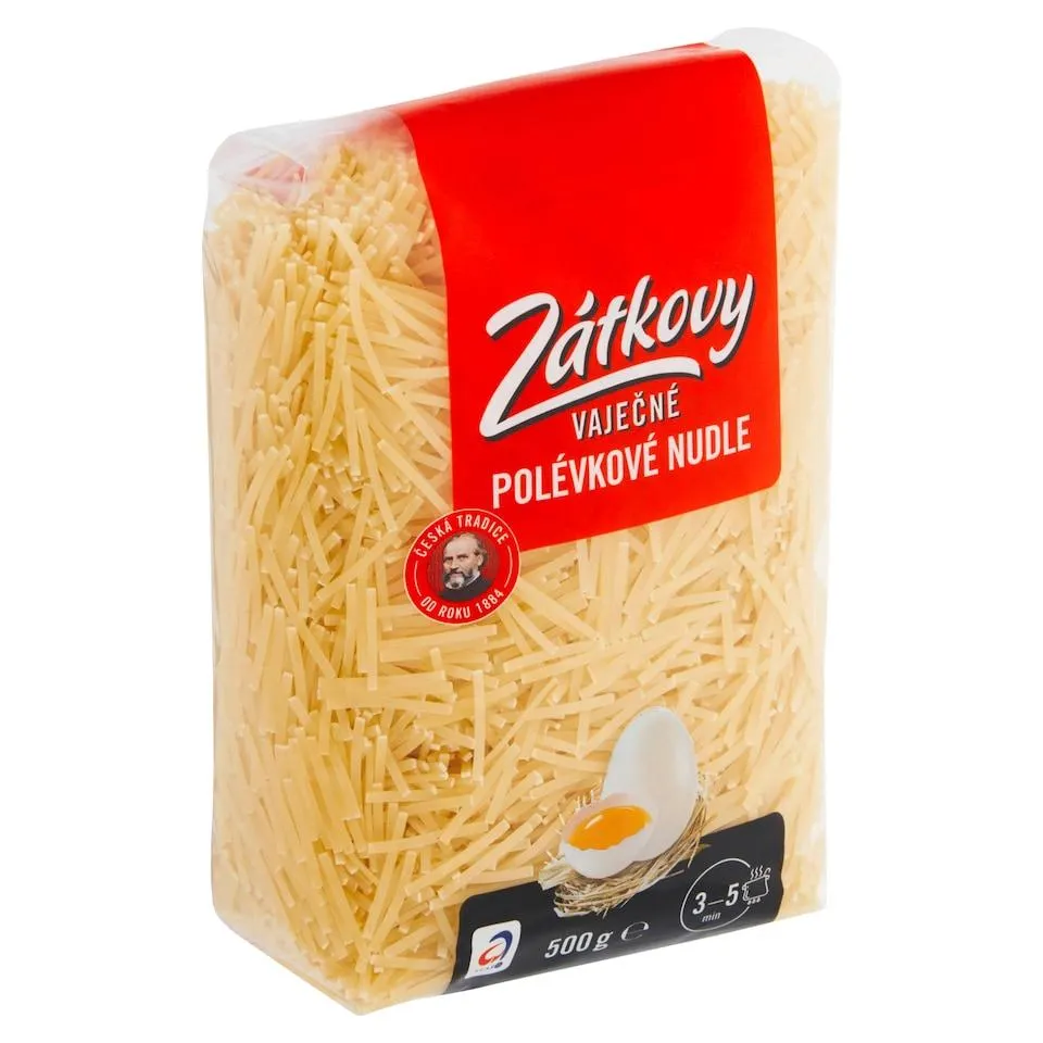 Zátkovy Vaječné Soup Noodles 500g