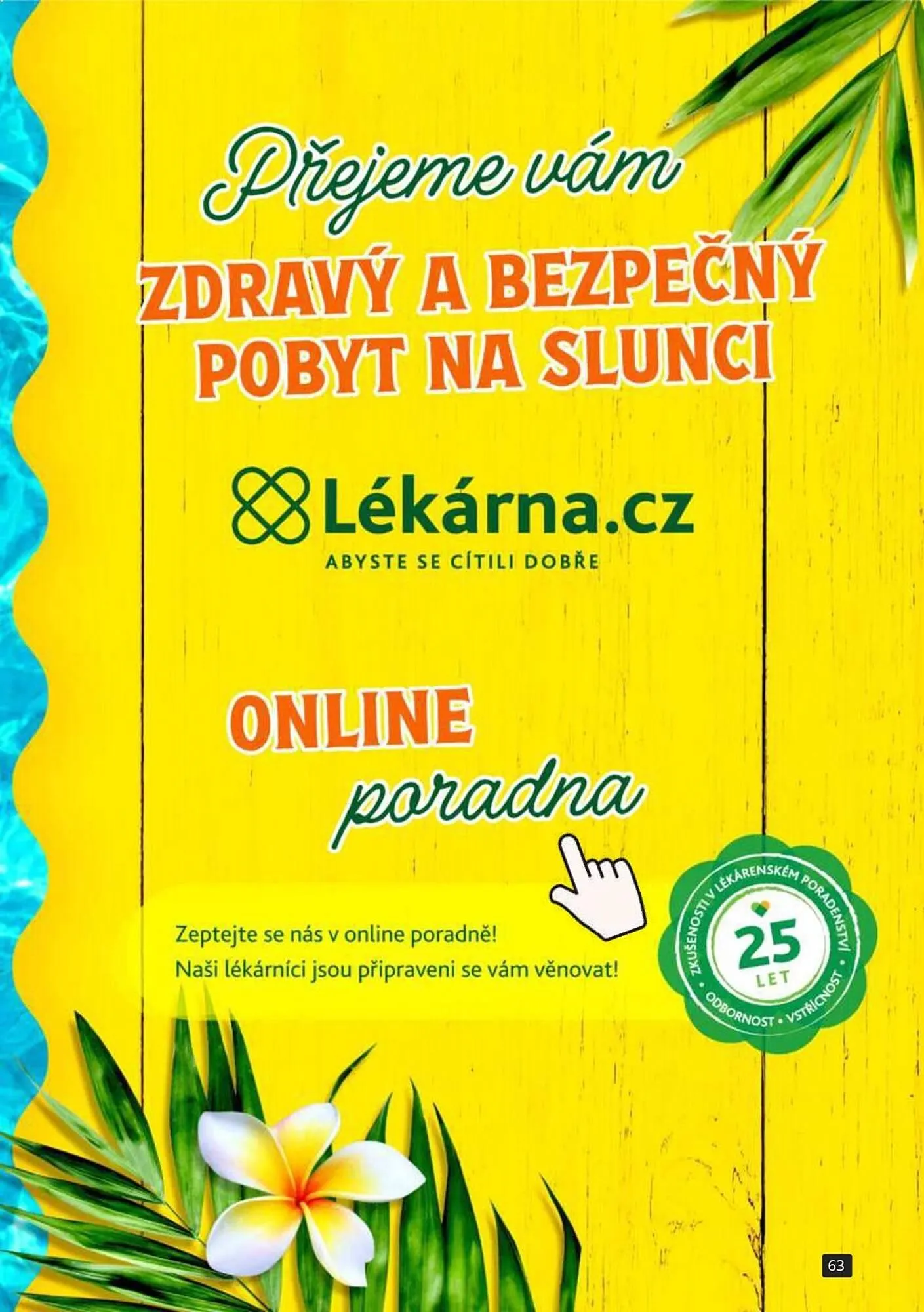 Lekarna leták - 15. dubna 31. srpna 2024 - Page 63