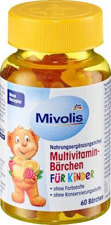 multivitamínoví medvídci pro děti, 60 ks