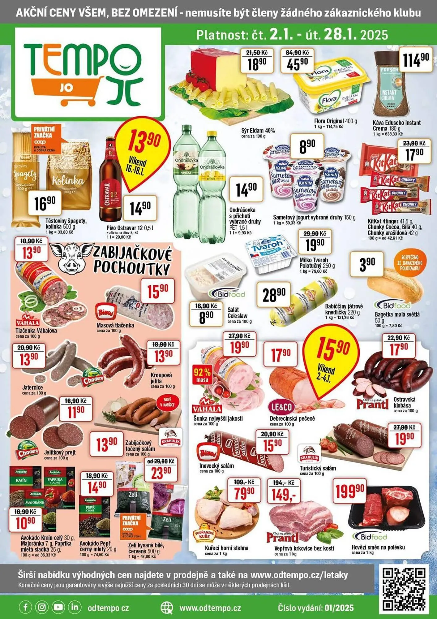 TEMPO leták - 3. ledna 28. ledna 2025 - Page 1