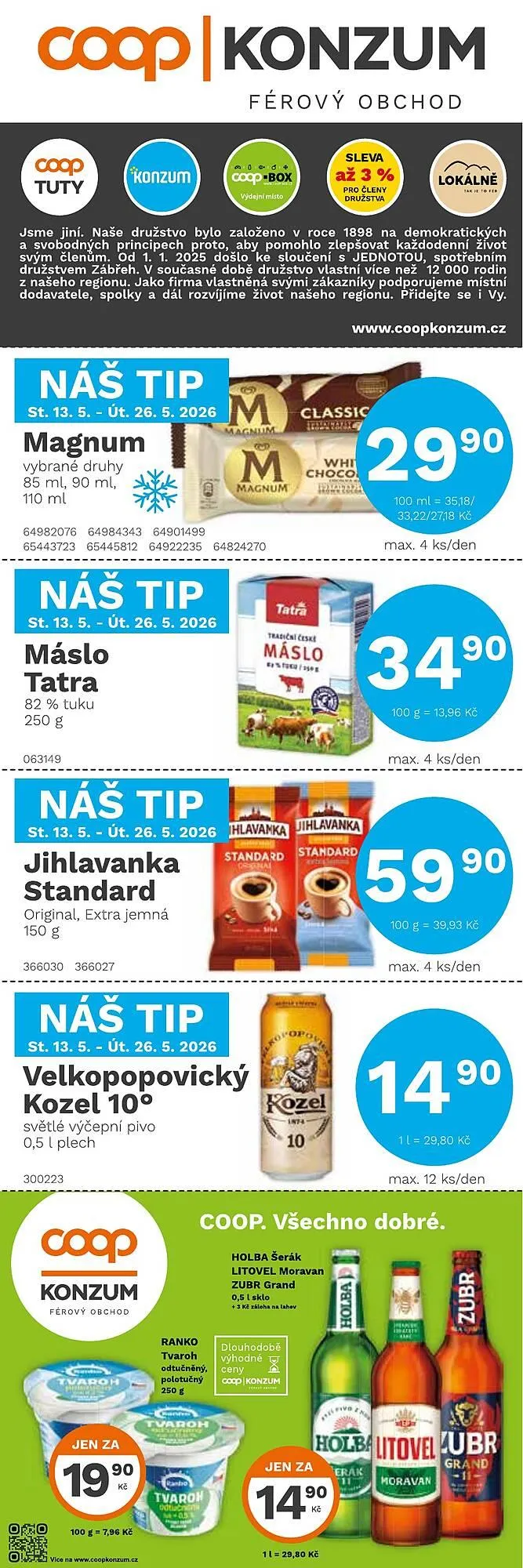 Konzum leták - 1