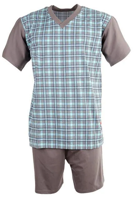 Pánské pyžamo KRYŠTOF tyrkysové