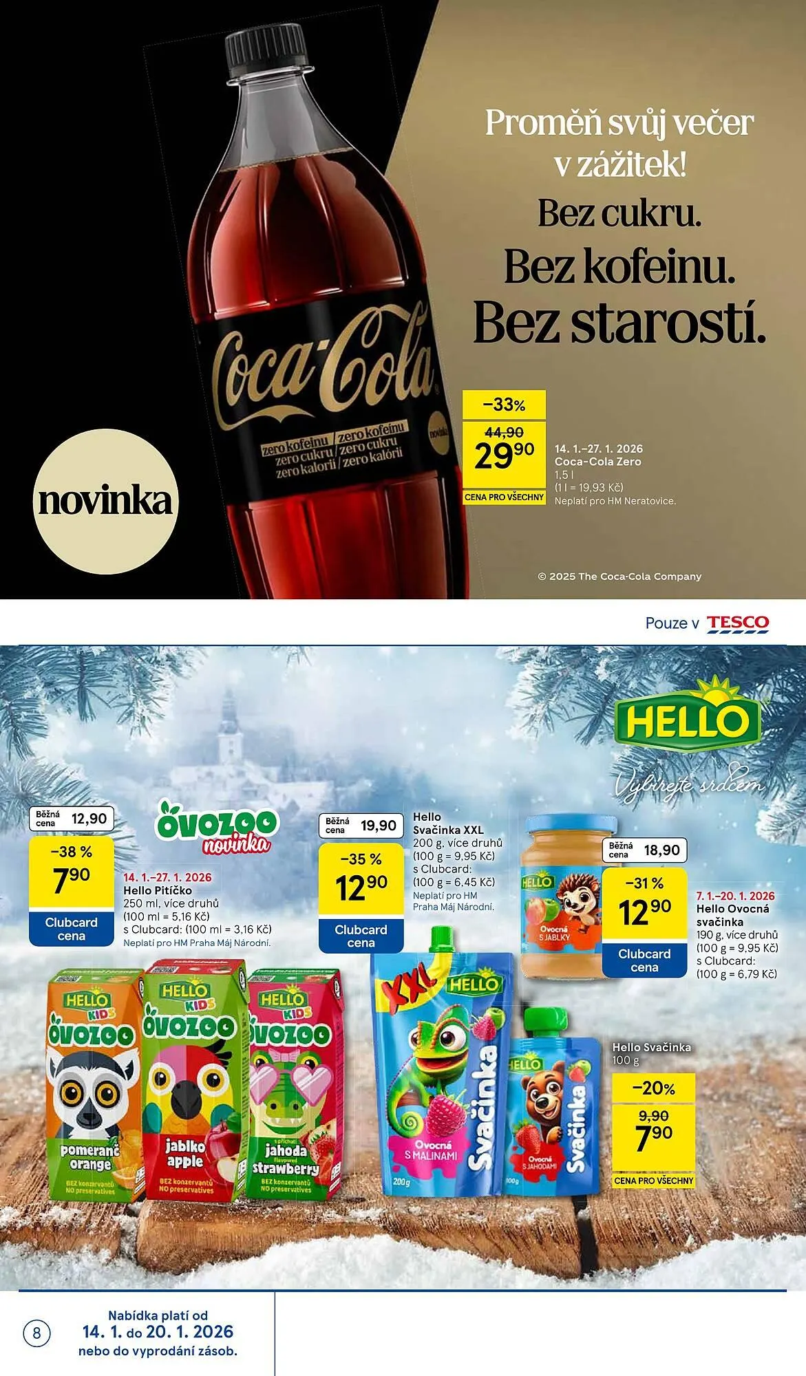Tesco leták - 14. ledna 20. ledna 2026 - Page 8