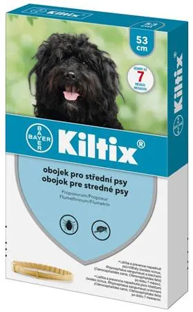 Kiltix obojek pro střední psy 53 cm