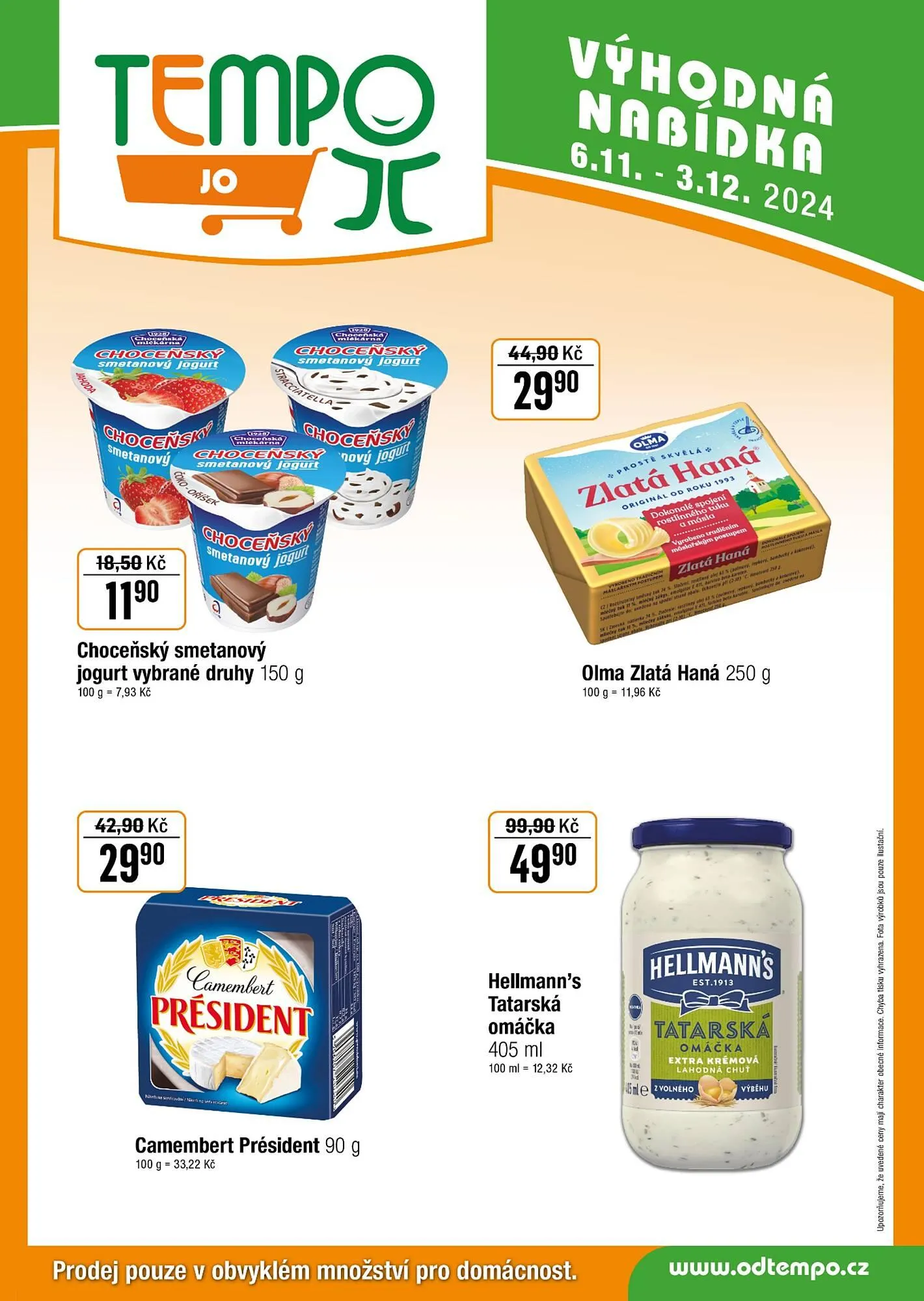 TEMPO leták - 6. listopadu 3. prosince 2024 - Page 6