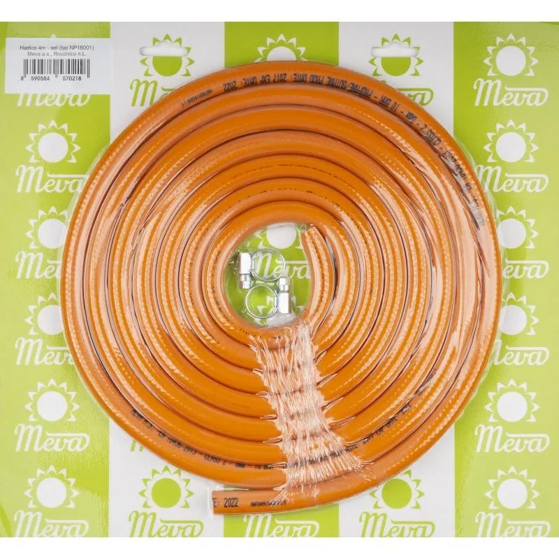 Hadice Meva k PB 4 m NP18001 se sponami