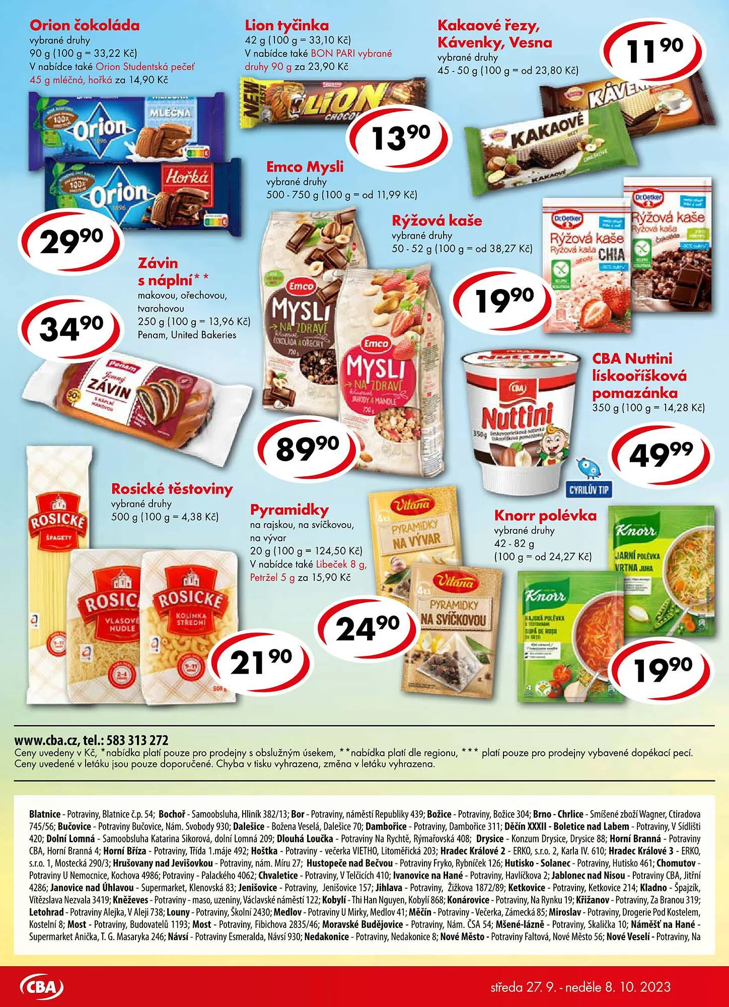 CBA leták - 27. září 8. října 2023 - Page 4