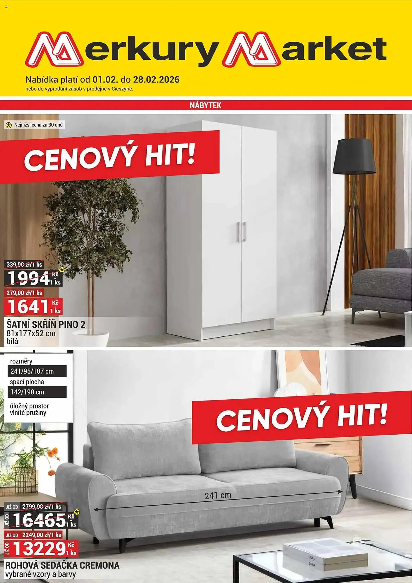 Merkury Market leták - 1. února 28. února 2026 - Page 1