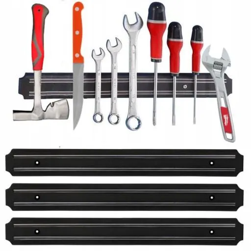 4 x MAGNETICKÁ LIŠTA NA NOŽE DRŽÁK NŮŽ MAGNET