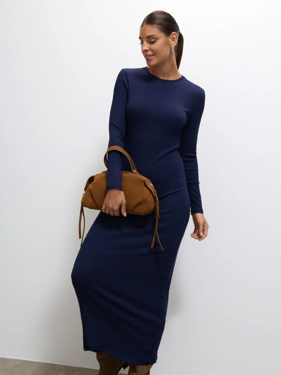 Úpletové midi šaty