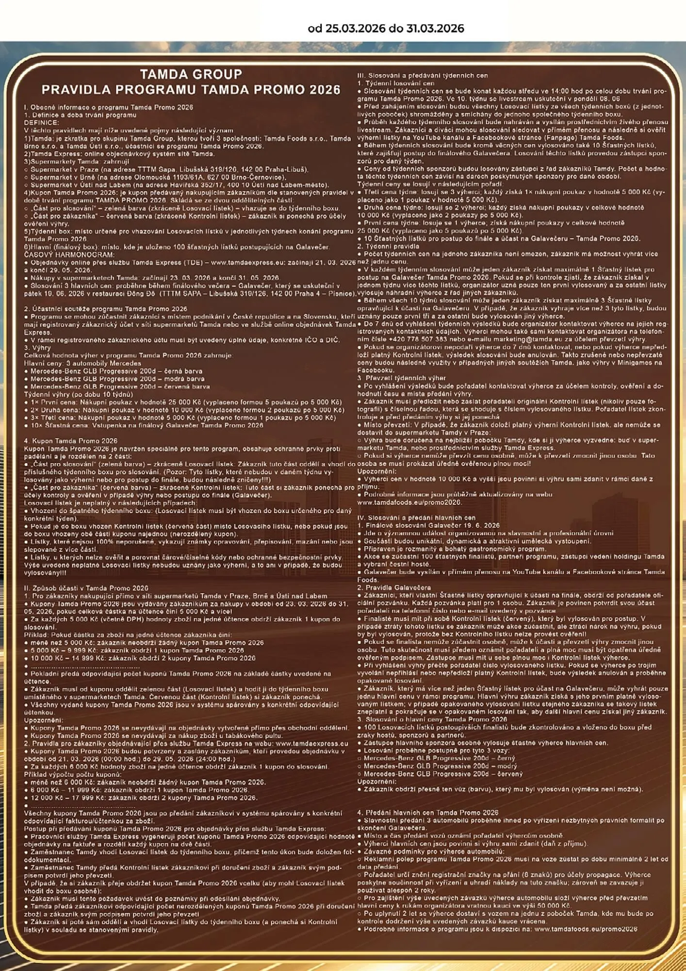 Tamda Foods leták - 25. března 31. března 2026 - Page 3