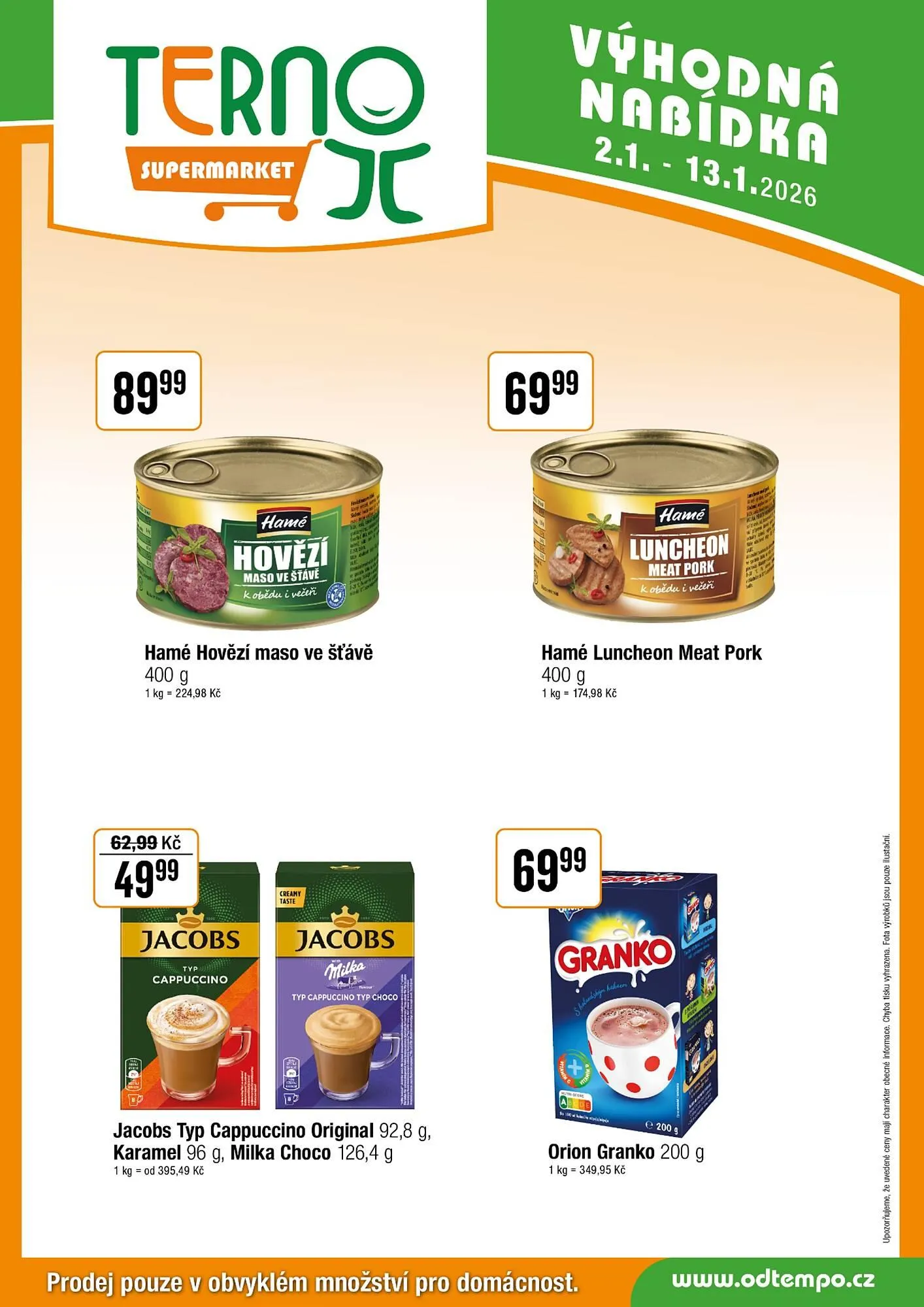 TEMPO leták - 2. ledna 13. ledna 2026 - Page 13