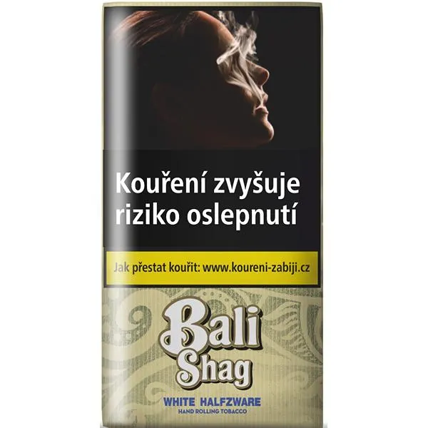 Tabák cigaretový Bali Shag White Halfzware 30g