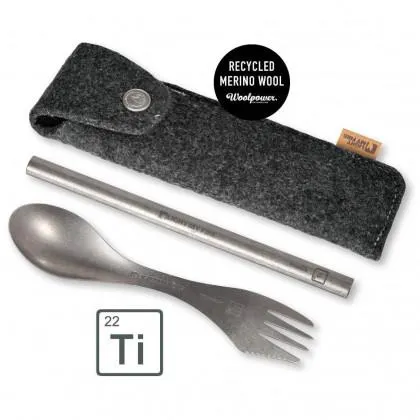 Light My Fire Spork´n Straw Kit Titanium