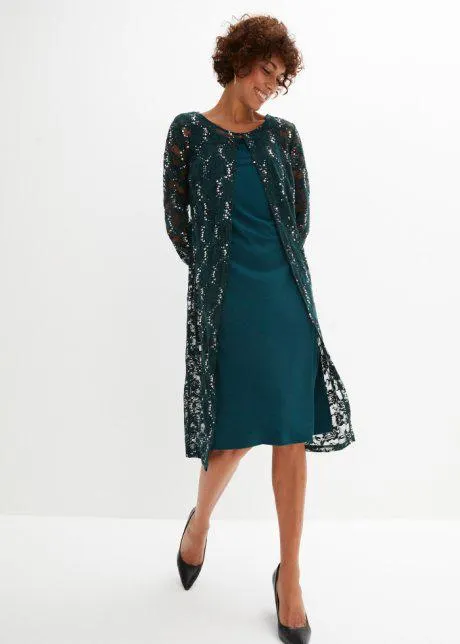 Šaty s krajkou (2dílná souprava)