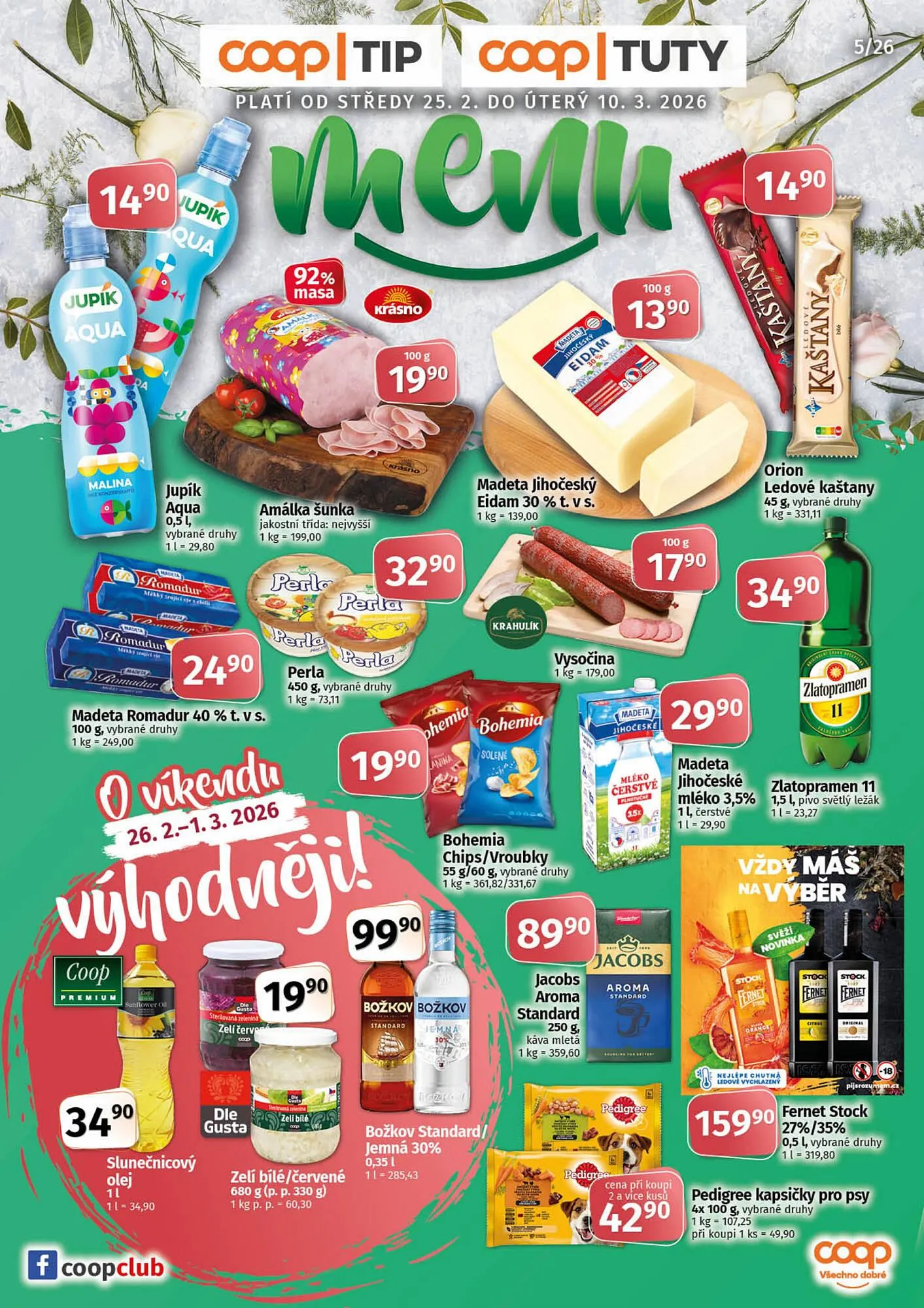 Konzum leták - 25. února 10. března 2026 - Page 1
