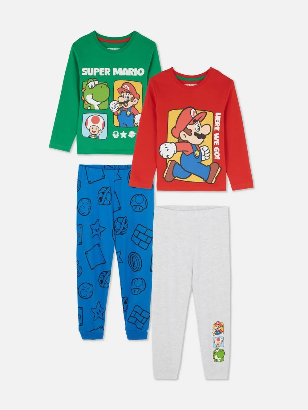 1,5–10 let | 2 pyžama Super Mario World
