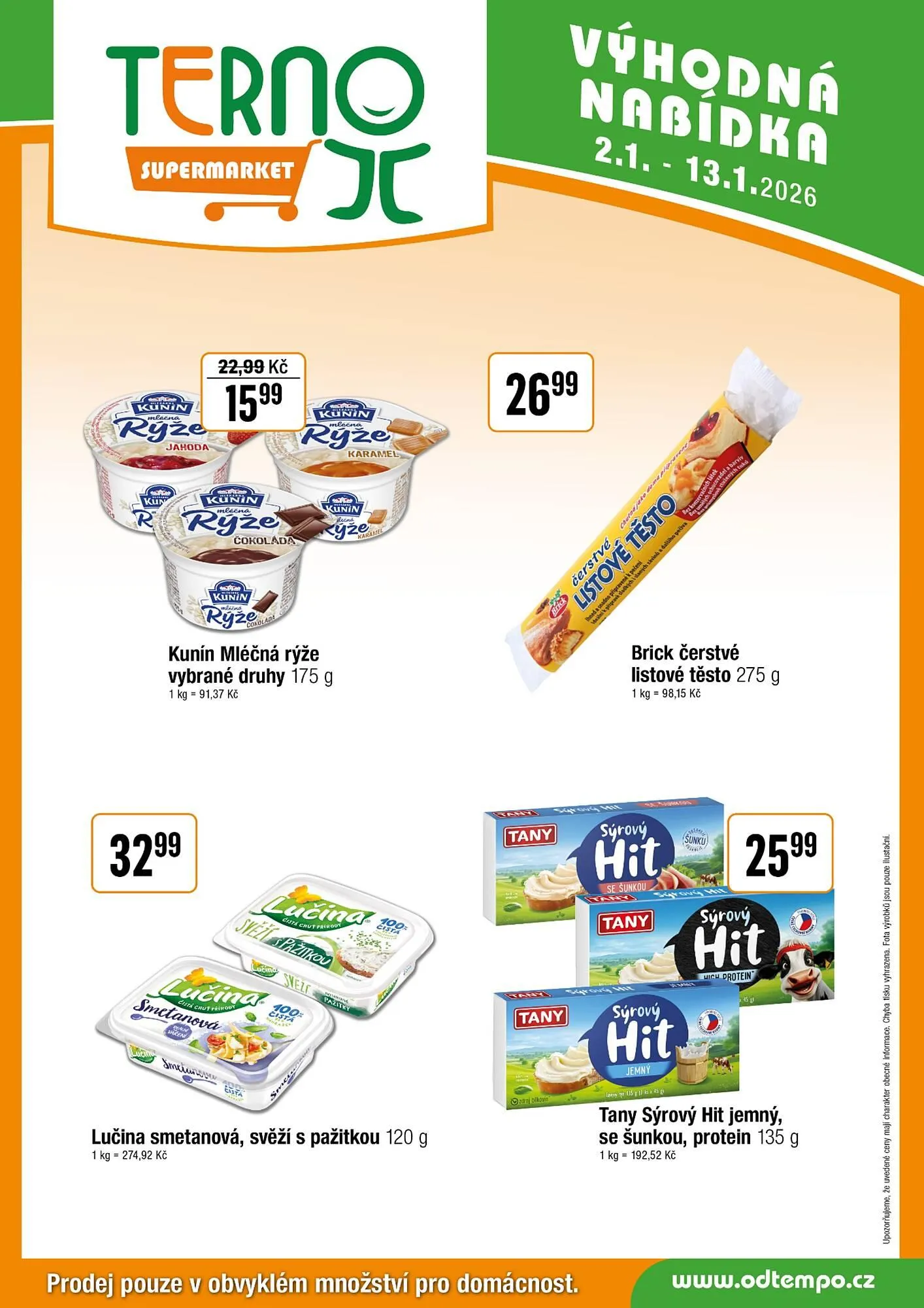 TEMPO leták - 2. ledna 13. ledna 2026 - Page 9