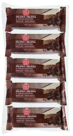 FINE LIFE OPLATKY ČOKOLÁDOVÉ 36G