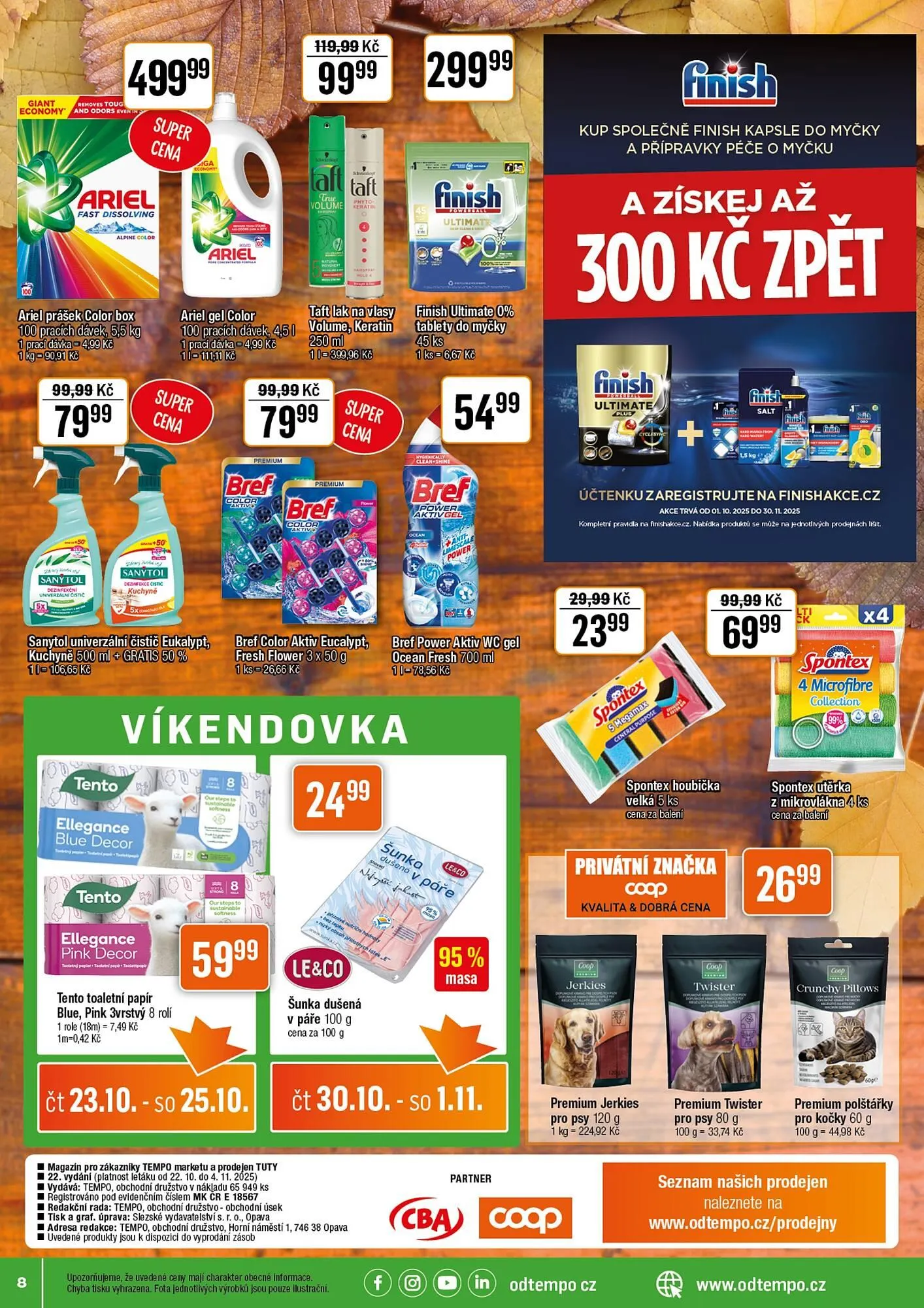 TEMPO leták - 22. října 4. listopadu 2025 - Page 8