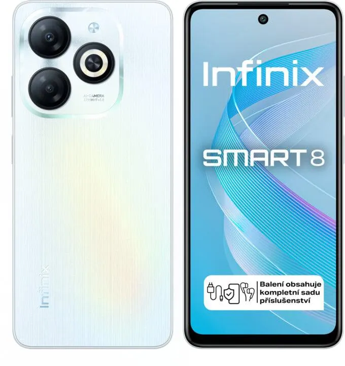 Infinix Smart 8, 3GB/64GB, Galaxy White