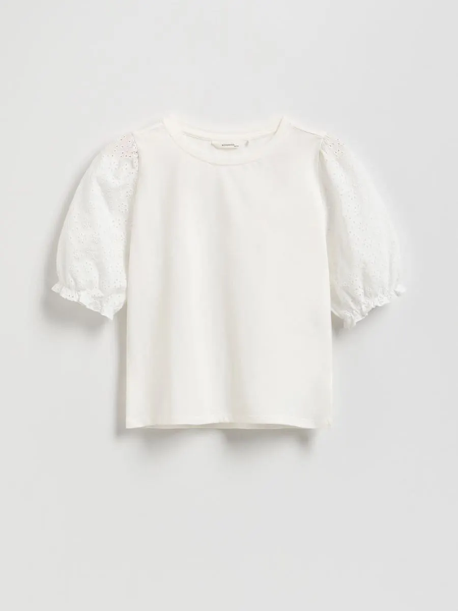 Halenka s balonovými rukávy