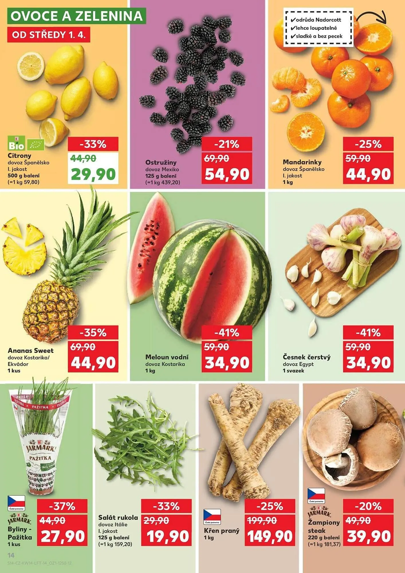 Kaufland leták - 1. dubna 7. dubna 2026 - Page 14