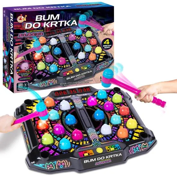 STUDO GAMES - Elektronická hra Bum do krtka