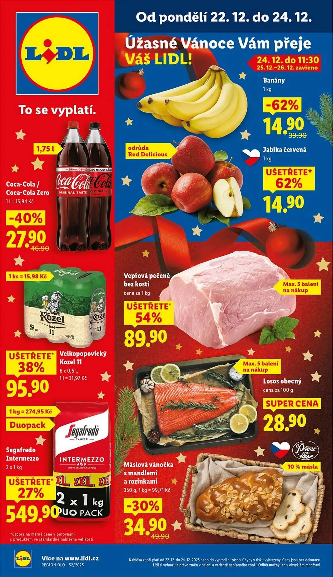 Lidl leták - 22. prosince 24. prosince 2025 - Page 1