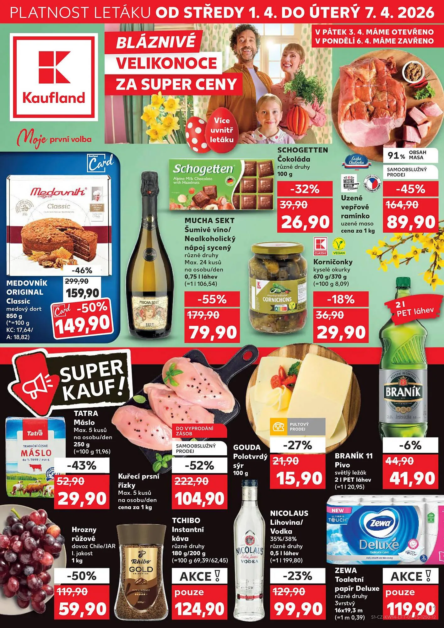 Kaufland leták - 1. dubna 7. dubna 2026 - Page 1