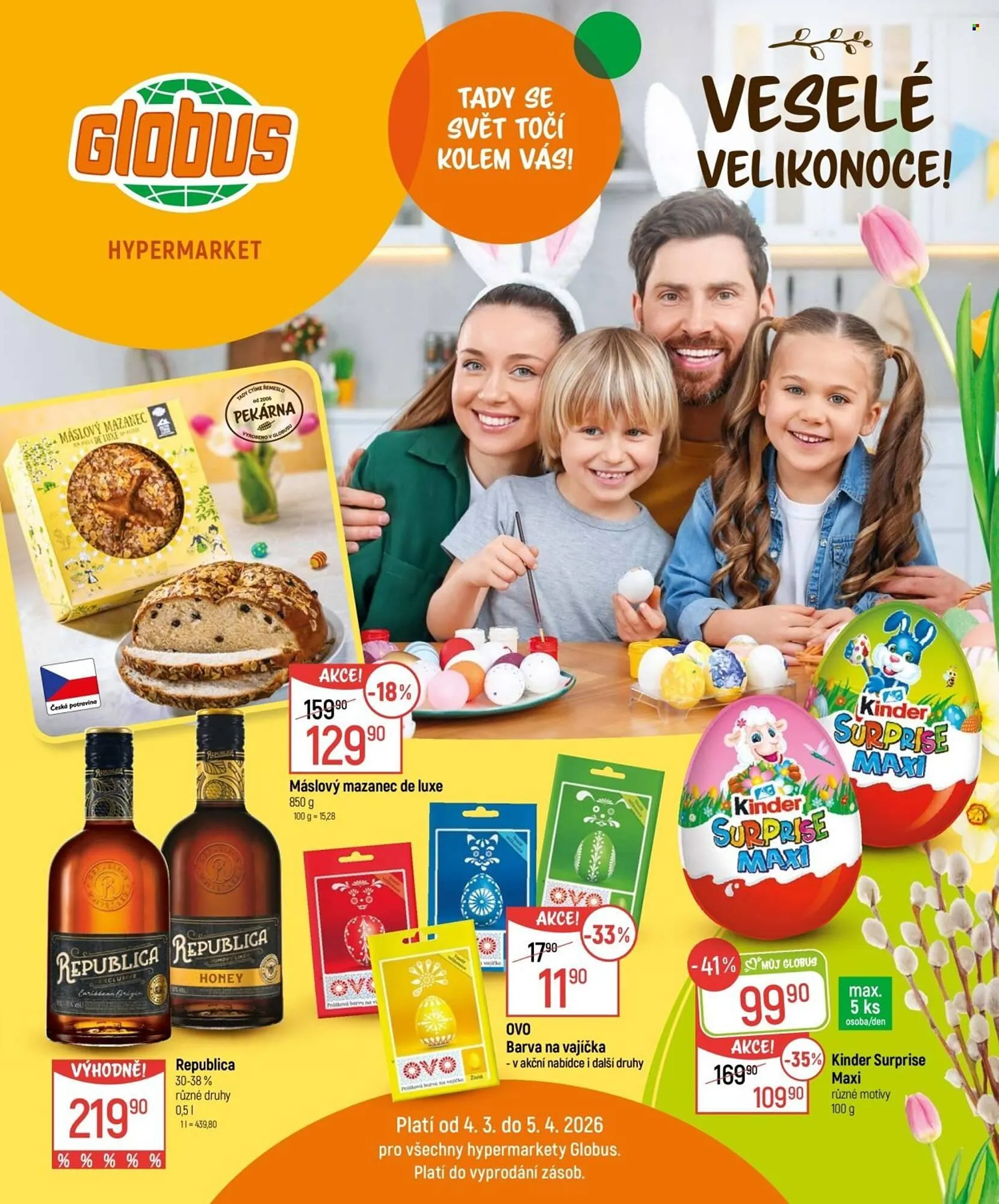 Globus leták - 4. března 5. dubna 2026 - Page 1