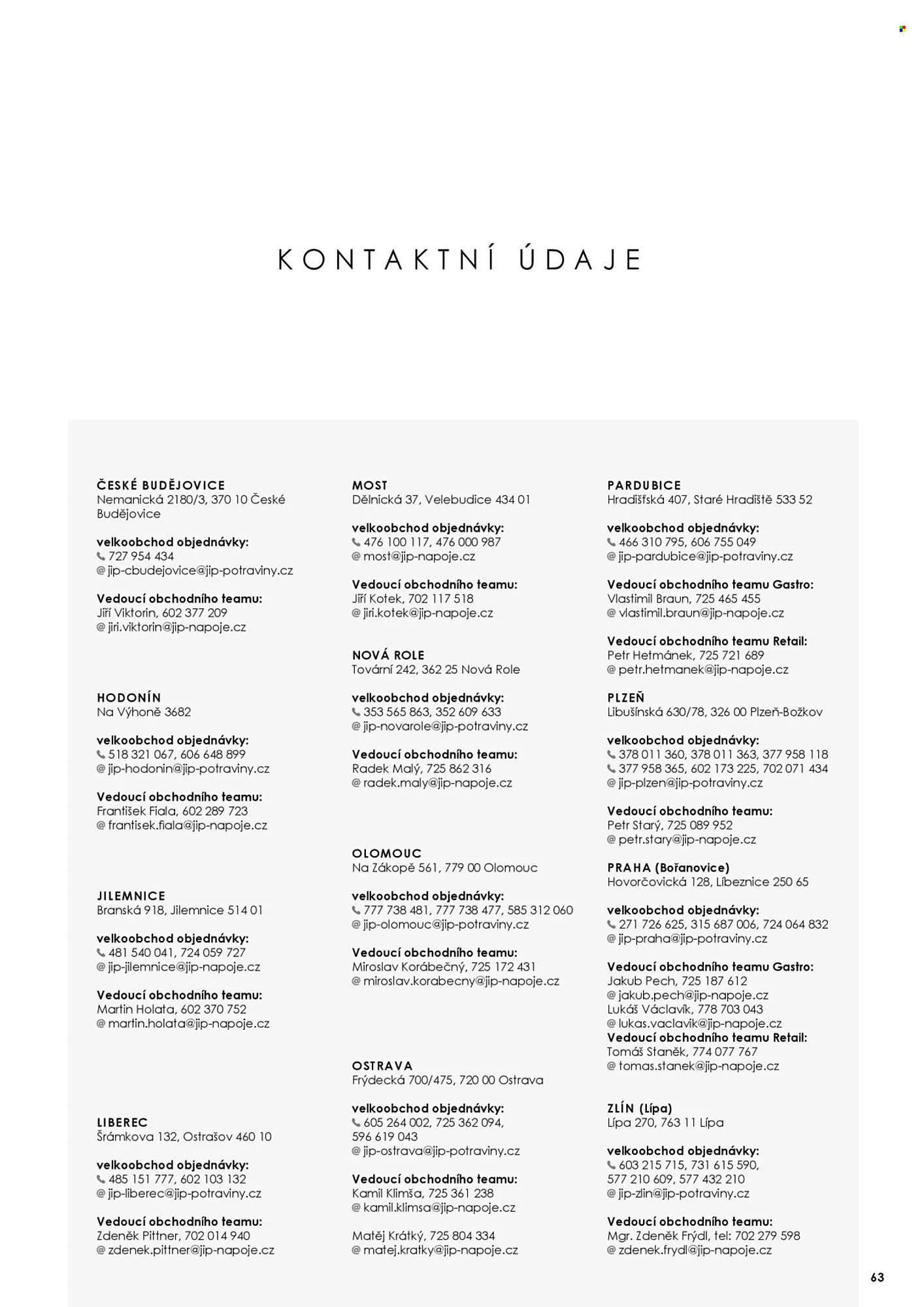 Jip leták - 9. června 31. prosince 2025 - Page 63