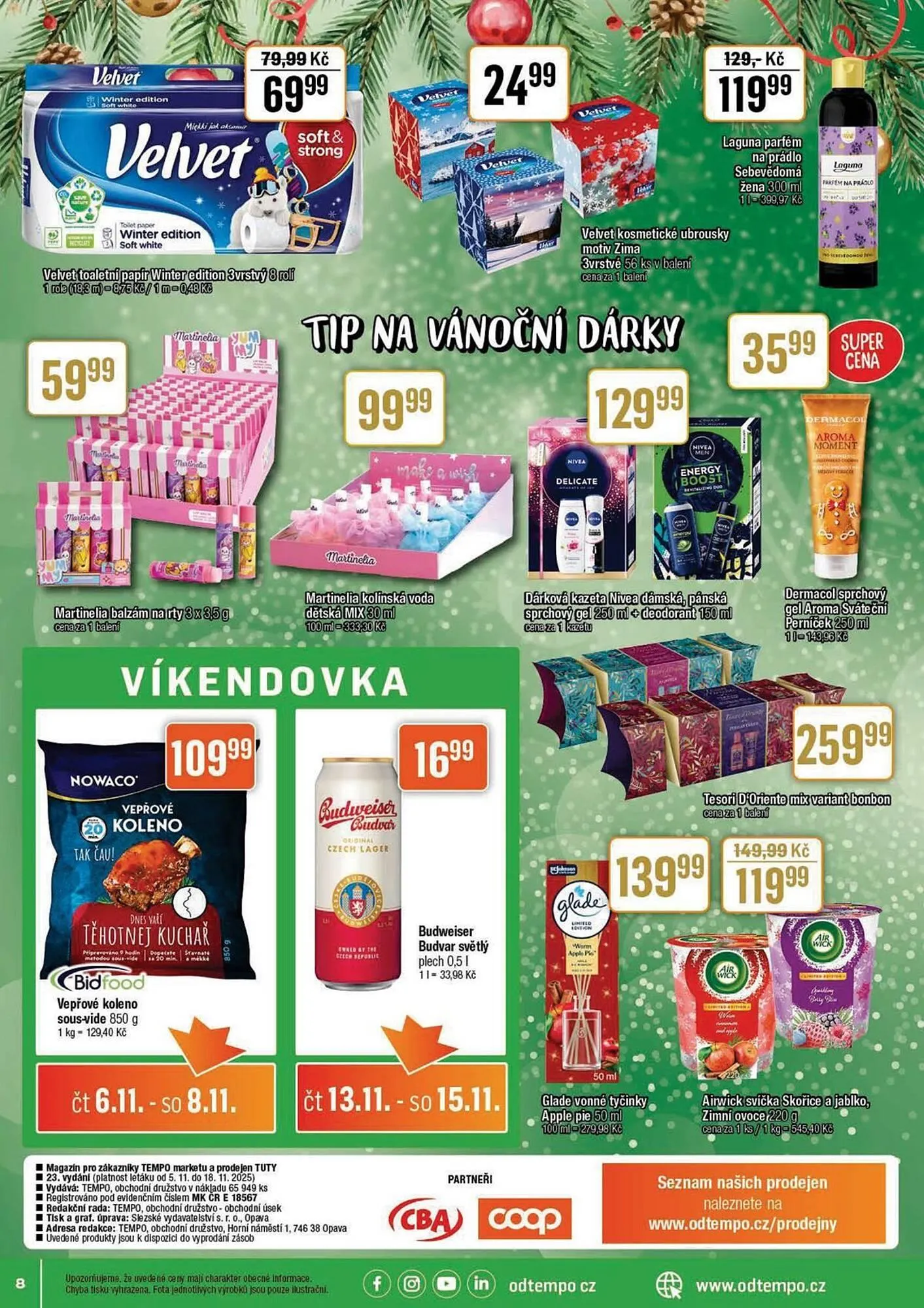 TEMPO leták - 5. listopadu 18. listopadu 2025 - Page 8