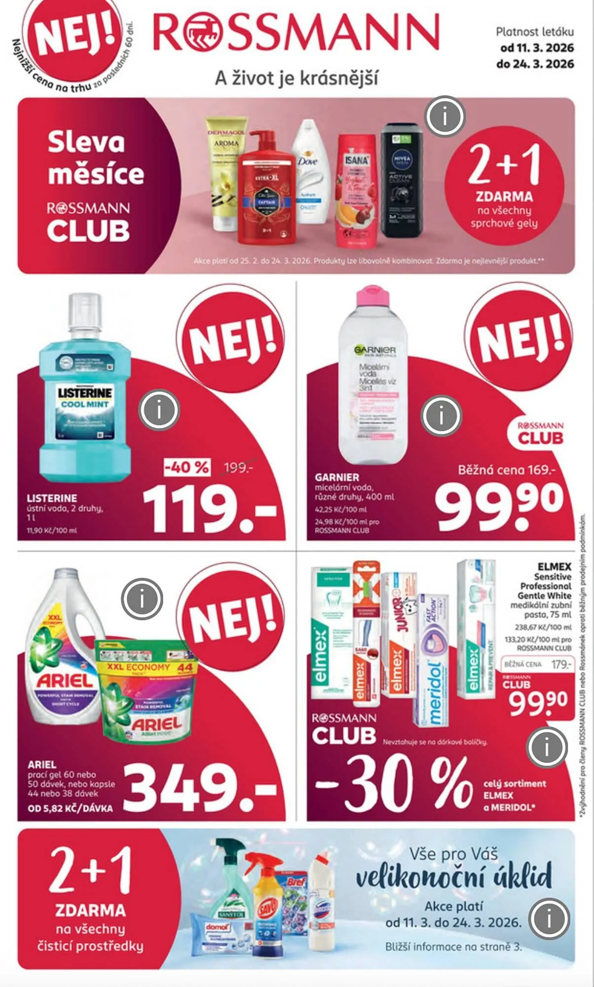 Rossmann leták - 11. března 24. března 2026 - Page 1