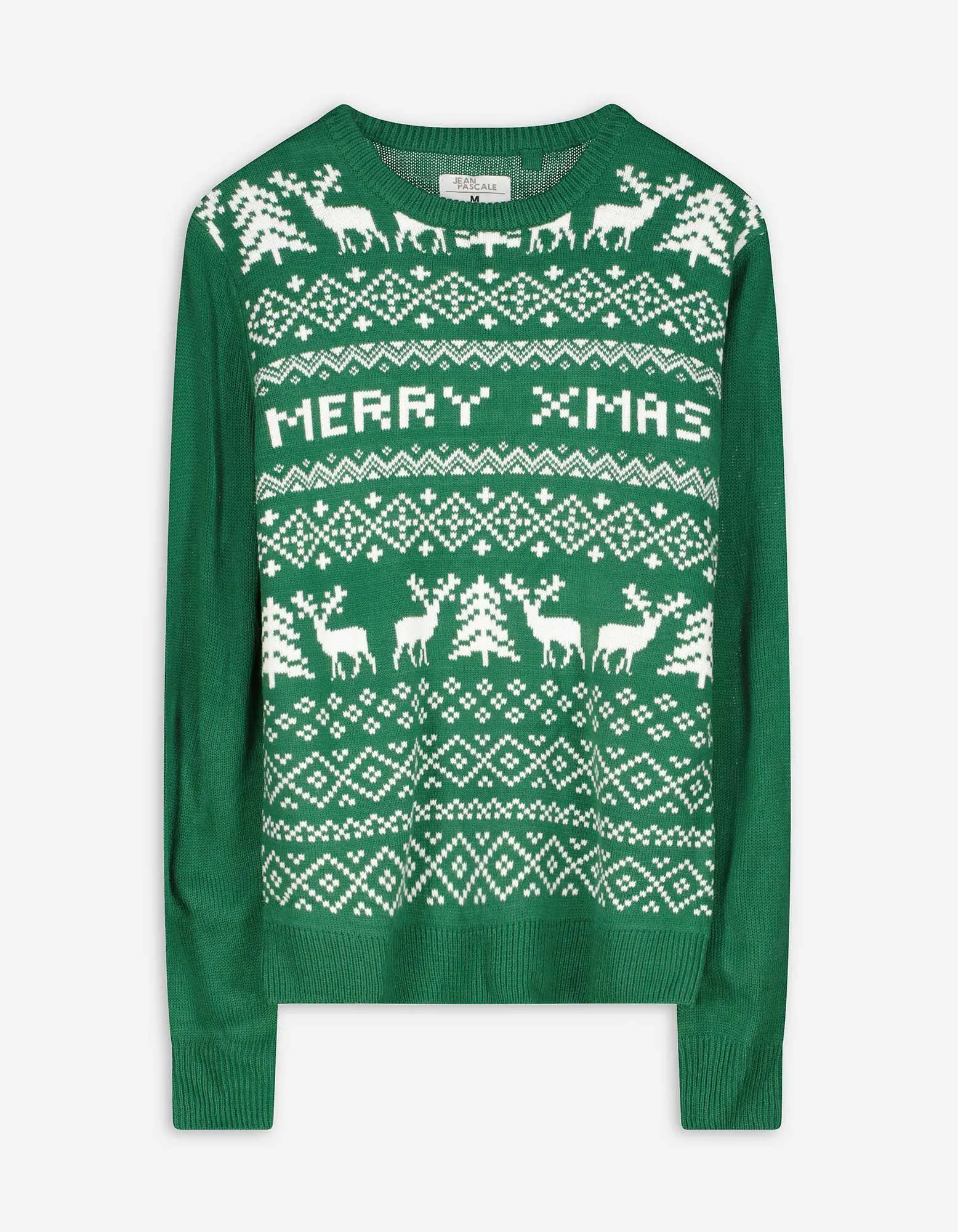 Pulovr - Vánoce - zelena
