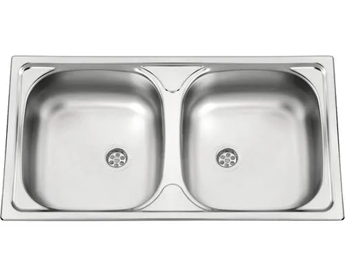 Nerezový dřez Sinks OKIO 780 DUO M 0,5 mm matný