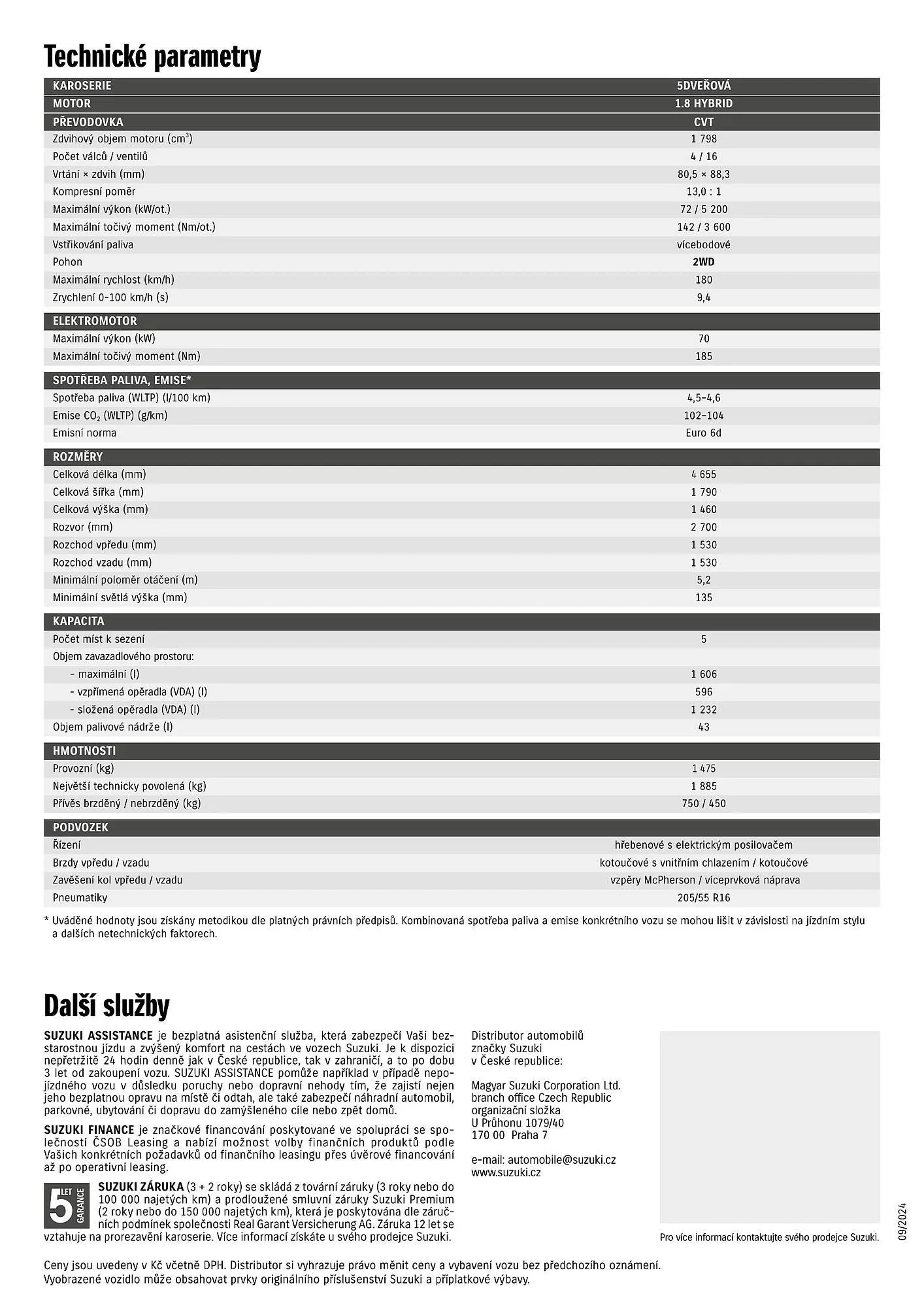 Suzuki Swace leták - 16. září 31. srpna 2025 - Page 2