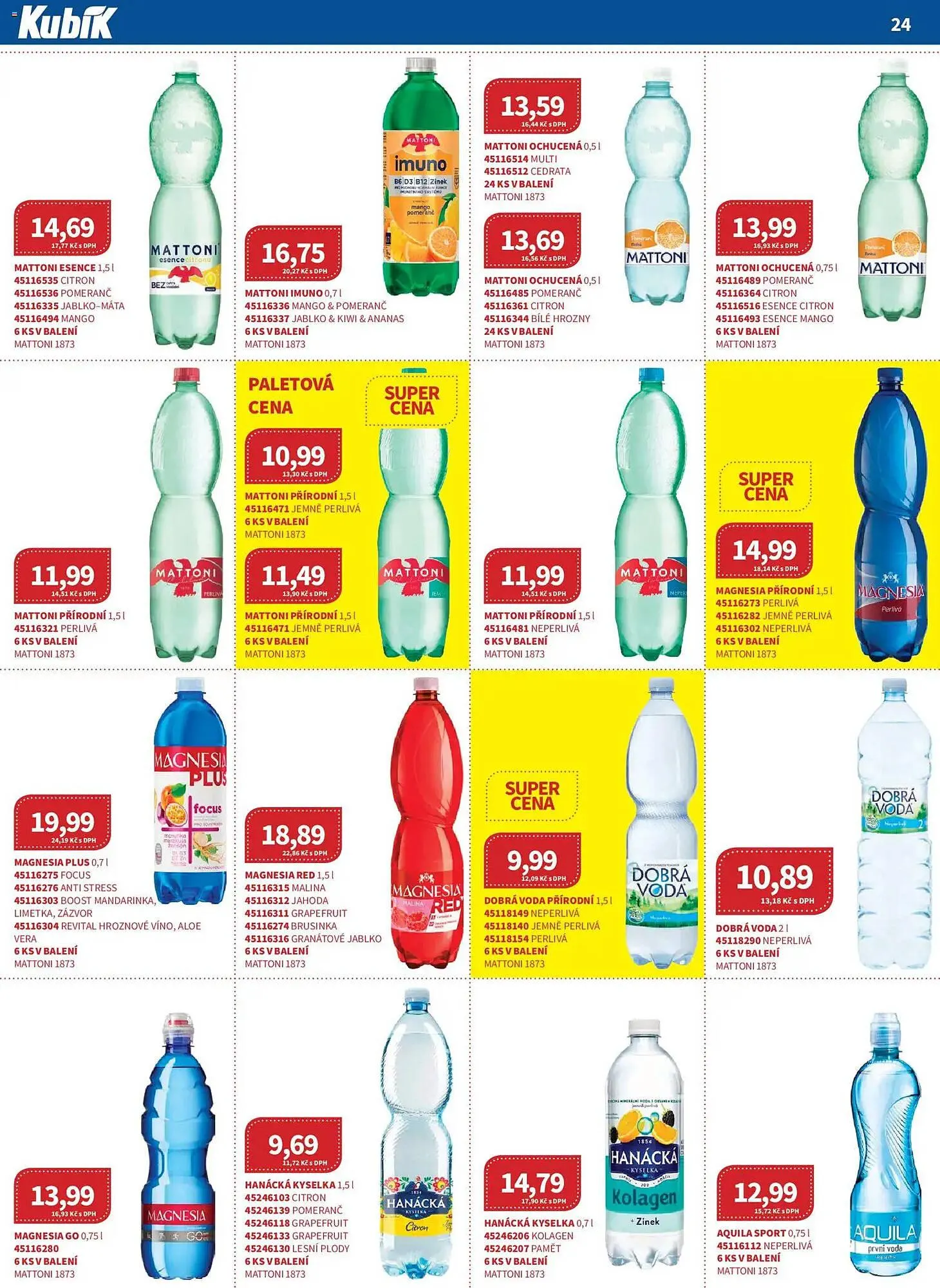 Kubík potraviny leták - 1. března 31. března 2026 - Page 24