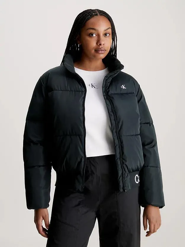 Logo Hem Puffer Jacket