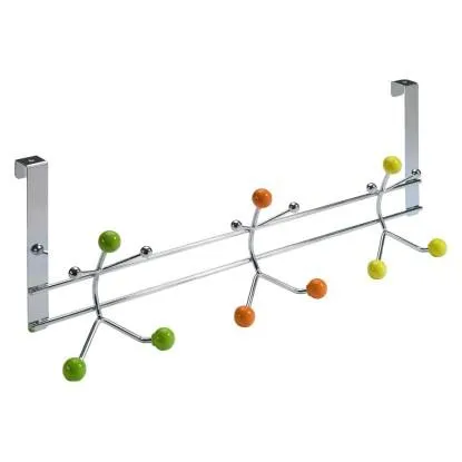 Hettich Věšák na dveře 3 panáčci, chrom / barevný