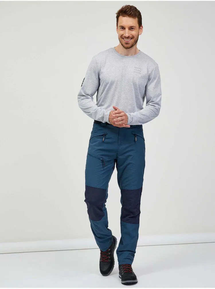 Modré pánské kalhoty SAM 73 Grandy